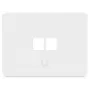 Ubiquiti UACC-WP-KEYSTONE-H-2P Univerzálna nástenná Keystone doska, 2 porty, horizontálna, balenie po 4