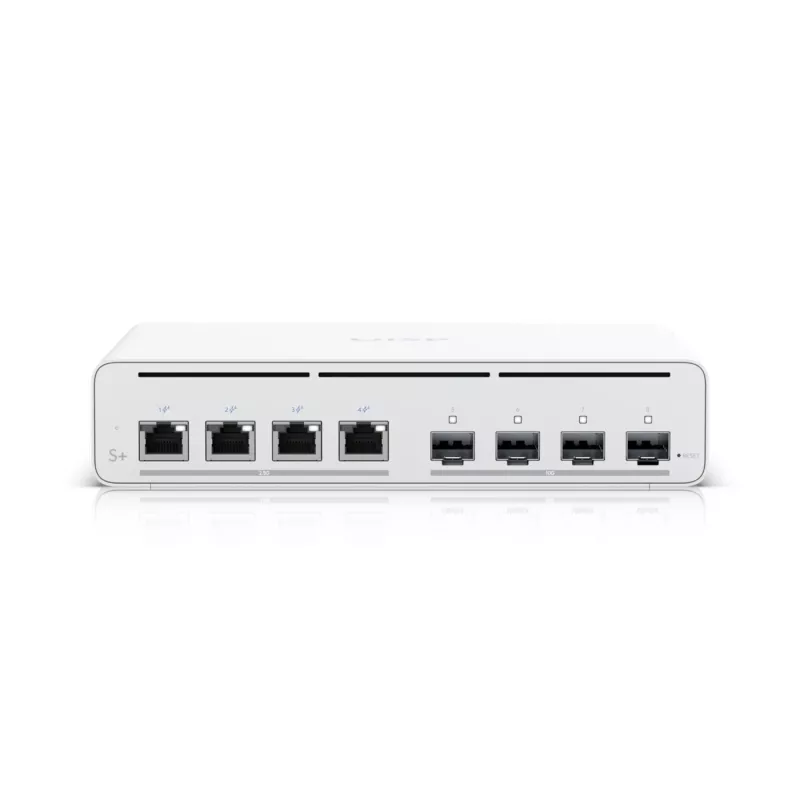 Ubiquiti UISP-S-PLUS-EU 8-portový 2,5GbE PoE++ switch s 10G SFP+ uplinkom, 200W budget