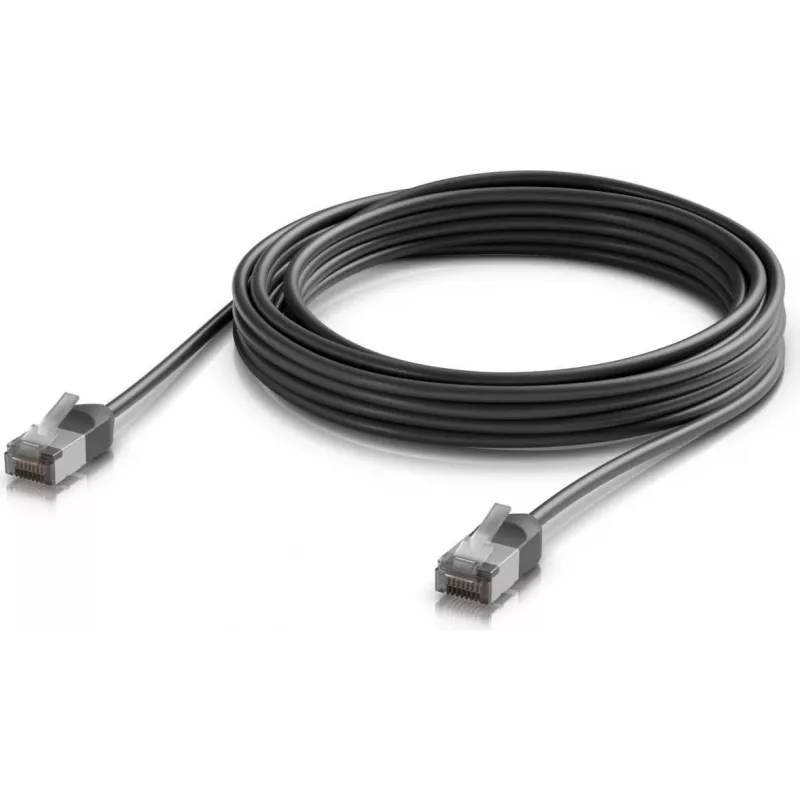 Ubiquiti UACC-Cable-Patch-Outdoor-C6A-5M-BK Vonkajší patch kábel Cat6A, tienený, 5 m, čierny