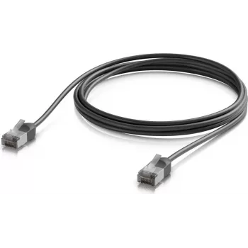 Ubiquiti UniFi Premium Vonkajší patch kábel, Cat6A, 2 m, čierny (UACC-Cable-Patch-Outdoor-C6A-2M-BK)
