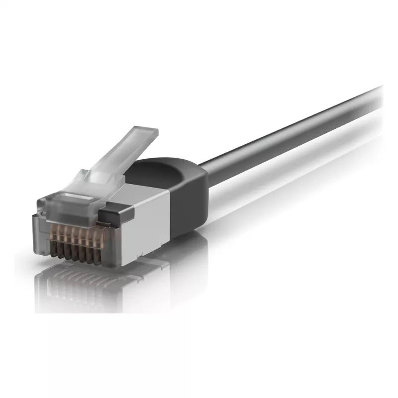 Ubiquiti UniFi Outdoor Cat6A patch kábel 12m čierny UACC-Cable-Patch-Outdoor-C6A-12M-BK
