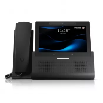 Ubiquiti UniFi Talk UTP-G3-Touch-Enterprise VoIP dotykový stolný telefón, čierny, Wi-Fi