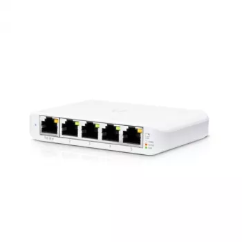 Ubiquiti UniFi USW Flex Mini 5-portový manažovaný gigabitový PoE switch biely