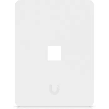 Ubiquiti univerzálna Keystone nástenná zásuvka – čistý, prispôsobiteľný vzhľad, 1 port (biela)