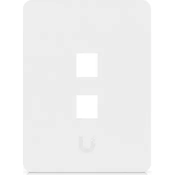 Ubiquiti univerzálna keystone nástenná doska Clean, prispôsobiteľný povrch, 2-port vertikálna (UACC-WP-KEYSTONE-V-2P)