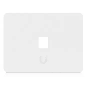 Ubiquiti Universal Keystone Wall Plate – Single Gang, 1-Port, biela (UACC-WP-KEYSTONE-H-1P)
