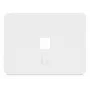 Ubiquiti Universal Keystone Wall Plate – Single Gang, 1-Port, biela (UACC-WP-KEYSTONE-H-1P)
