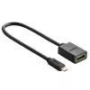 UGREEN 20134-20134 Micro-HDMI konektor samec na HDMI konektor samica adaptér - čierny
