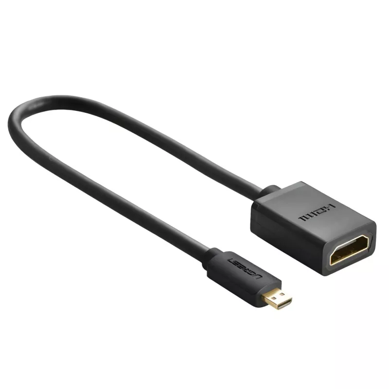 UGREEN 20134-20134 Micro-HDMI konektor samec na HDMI konektor samica adaptér - čierny