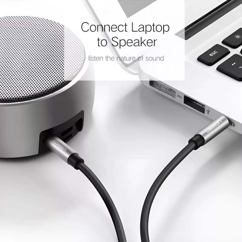 UGREEN 3,5 mm AUX audio kábel 3 m čierny