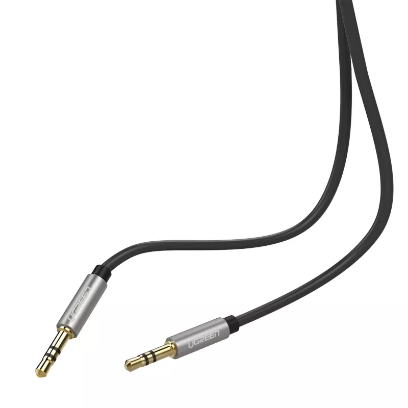 UGREEN AV119 Aux kábel 3,5 mm, 1,5 m, čierny