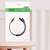 UGREEN 3,5mm rozdvojovací kábel slúchadiel AUX rozdvojka Y 25cm čierny (20816)