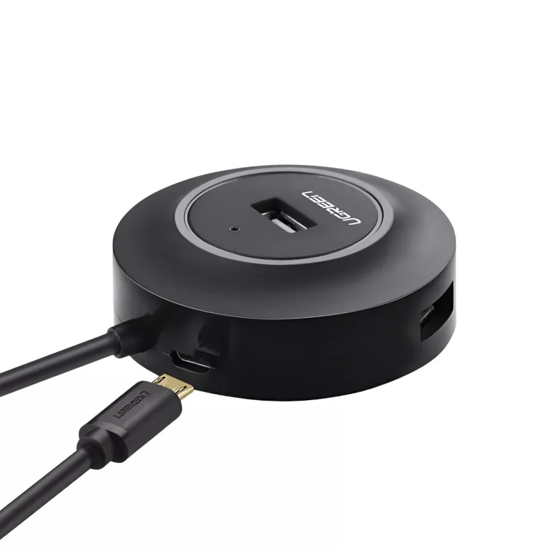 UGREEN 4-in-1 USB 2.0 hub (20777) - čierny