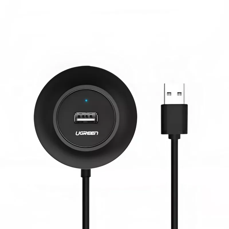 UGREEN 4-in-1 USB 2.0 hub (20777) - čierny