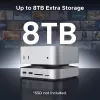 UGREEN CM841 dokovacia stanica USB-C 11 v 1 pre Mac Mini M4/M4 Pro, 3x USB-A 3.2, 2x USB-C 3.2, 2x USB-A 3.0, NVMe, SD/TF, sivá