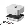 UGREEN CM841 dokovacia stanica USB-C 11 v 1 pre Mac Mini M4/M4 Pro, 3x USB-A 3.2, 2x USB-C 3.2, 2x USB-A 3.0, NVMe, SD/TF, sivá