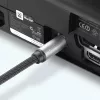 Ugreen AV108 10540 digitálny optický audiokábel Toslink/SPDIF 2m sivý
