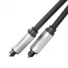 Ugreen AV108 10540 digitálny optický audiokábel Toslink/SPDIF 2m sivý