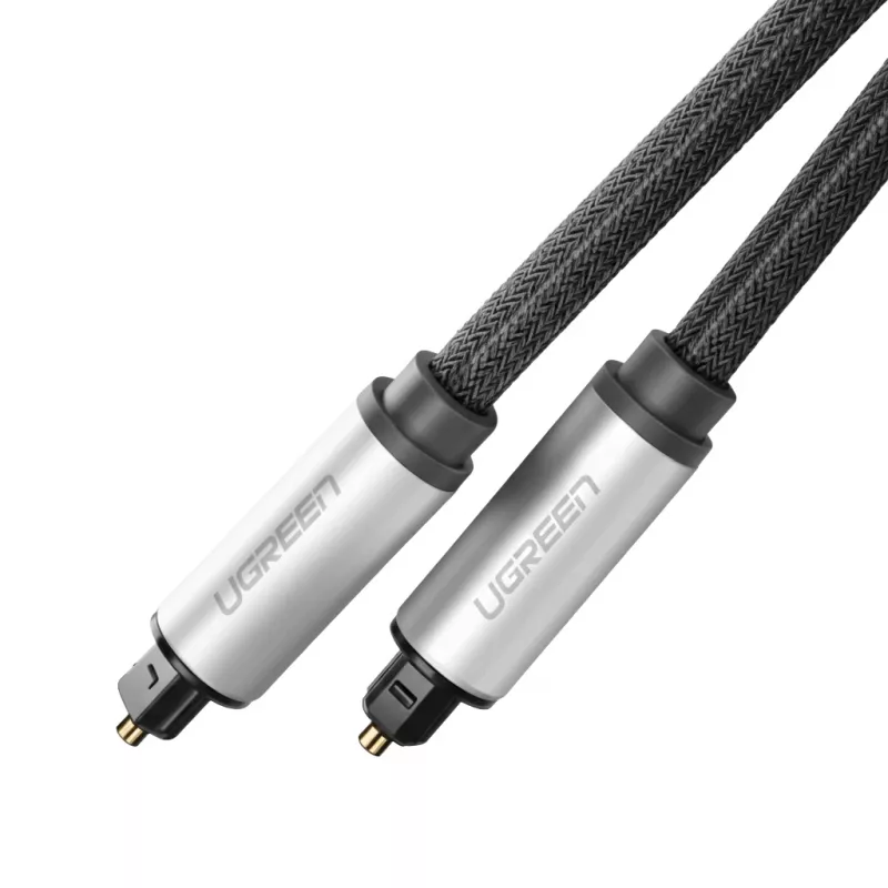 Ugreen AV108 10540 digitálny optický audiokábel Toslink/SPDIF 2m sivý
