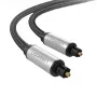 Ugreen AV108 10540 digitálny optický audiokábel Toslink/SPDIF 2m sivý