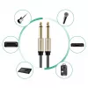 UGREEN AV128 10639 Mono TS kábel 6,35mm jack na 6,35mm jack 3m - sivý