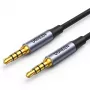 UGREEN AV183 20785 3,5mm jack na 3,5mm jack audiokábel 3m - sivý