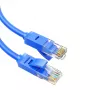UGREEN Cat6 UTP plochý ethernetový kábel 1m modrý - 10Gbps 250MHz RJ45 sieťový patch kábel