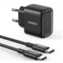 UGREEN CD250 25W USB-C napájací zdroj s USB-C na USB-C káblom 2m čierny
