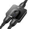 UGREEN CM217-50966 2-in-1 obojsmerný 4K HDMI prepínač - čierna
