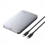 UGREEN CM300 2,5-palcové USB Type-C puzdro na pevný disk - strieborná