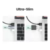 UGREEN CM383-80864 USB-A na 3,5-mm audio konektor externý zvukový adaptér - strieborná