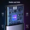UGREEN CM400-90264 M.2 NVMe/SATA SSD puzdro 10Gbps USB-C 3.2 Gen 2 bez nástrojov hliníkové strieborné