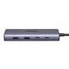 Ugreen CM639 USB-C 10-in-1 hub s 2x HDMI, 2x USB, RJ45, SD/TF, PD 100W