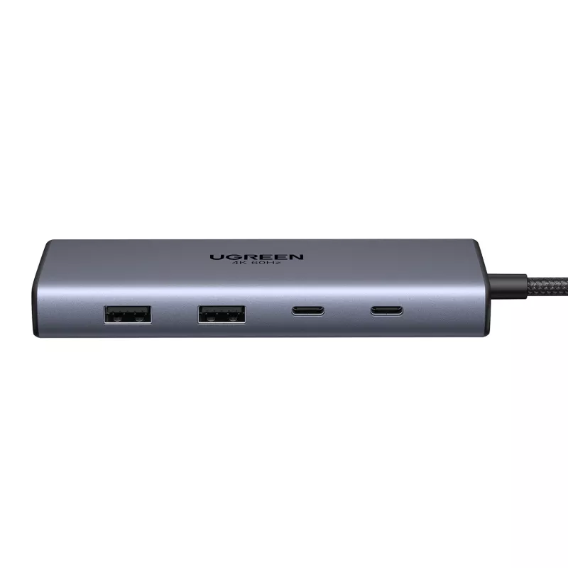 Ugreen CM639 USB-C 10-in-1 hub s 2x HDMI, 2x USB, RJ45, SD/TF, PD 100W
