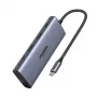 Ugreen CM639 USB-C 10-in-1 hub s 2x HDMI, 2x USB, RJ45, SD/TF, PD 100W