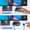 UGREEN CM664 KVM switch HDMI 2x1 4K@60Hz čierny