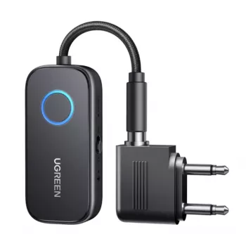 UGREEN CM672 Bluetooth 5.3 vysielač a prijímač adaptér s aptX HD, Low Latency, USB-C, 3,5 mm AUX