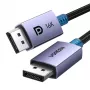 UGREEN DisplayPort 2.1 konektor samec-konektor samec 16K opletený kábel 3M