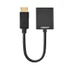 UGREEN konvertor DisplayPort samec na VGA samica, aktívny adaptér, Full HD 1080p, pozlátený, čierna