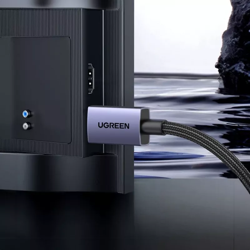 UGREEN DP118 DisplayPort 2.1 kábel 2m - sivý