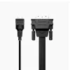 UGREEN DVI-D 24+1 na VGA aktívny video adaptér (konektor samec na konektor samica) – čierny