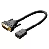 UGREEN DVI na HDMI káblový adaptér 15cm konektor samec na konektor samica 1080p Full HD čierny