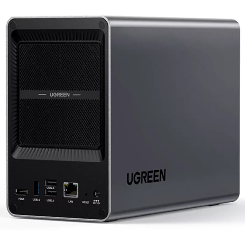UGREEN DXP2800+ 2x Seagate IronWolf HDD balenie - 2-bay NAS s Intel Celeron N5105, 8GB DDR4, 2x 2,5GbE, vrátane 2x 4TB HDD