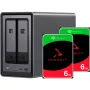 UGREEN DXP2800+ 2x Seagate IronWolf HDD balenie - 2-bay NAS s Intel Celeron N5105, 8GB DDR4, 2x 2,5GbE, vrátane 2x 4TB HDD