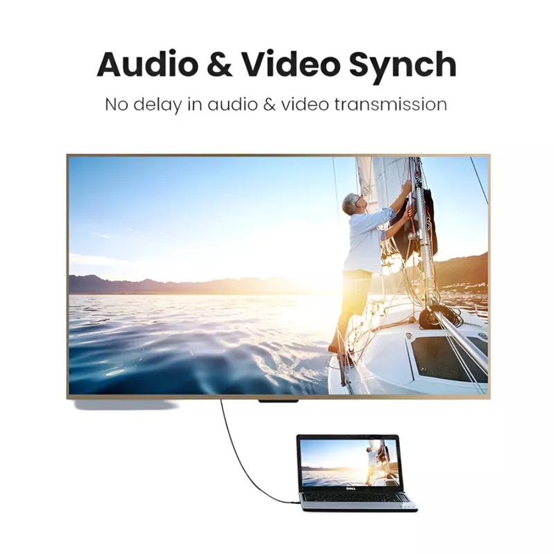 UGREEN HD101 kábel HDMI 2.0 4K 60Hz 2 m čierno-žltý