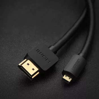 UGREEN HD127 Micro-HDMI na HDMI kábel 4K 3D 1,5 m čierny