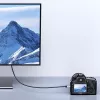UGREEN HD164 Micro HDMI na HDMI 2.1 kábel 8K 2 m sivý