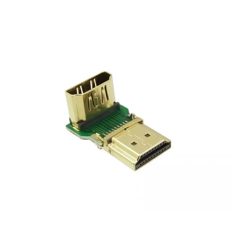 UGREEN HDMI uhlový adaptér 90 stupňov dole 4K 60Hz HD112 čierny