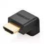 UGREEN HDMI uhlový adaptér 90 stupňov dole 4K 60Hz HD112 čierny