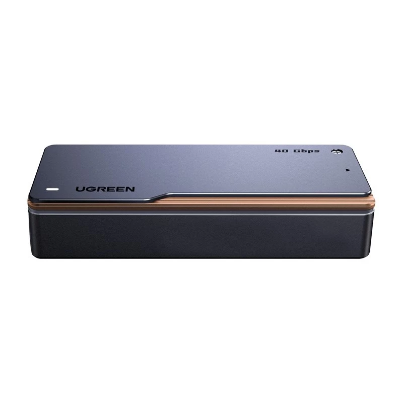 UGREEN M.2 NVMe SSD puzdro D703 USB4 40Gbps bez nástrojov hliník Space Grey